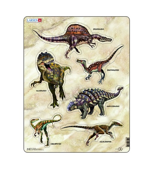 Пазл – Динозавры, 30 деталей  